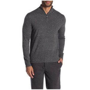 Qi Cashmere Half Zip Sweater